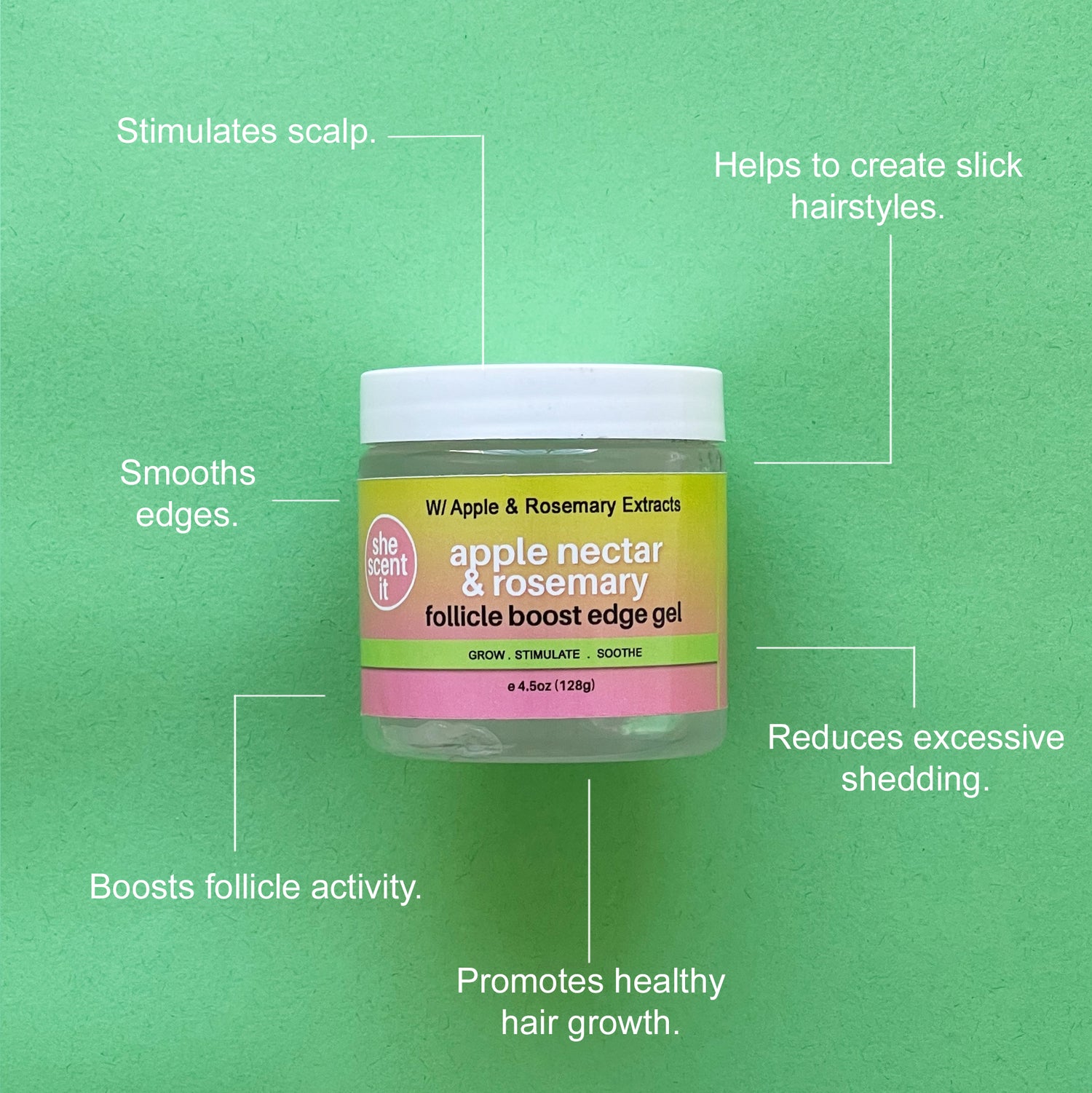 Apple Nectar & Rosemary Follicle Boost Edge Gel