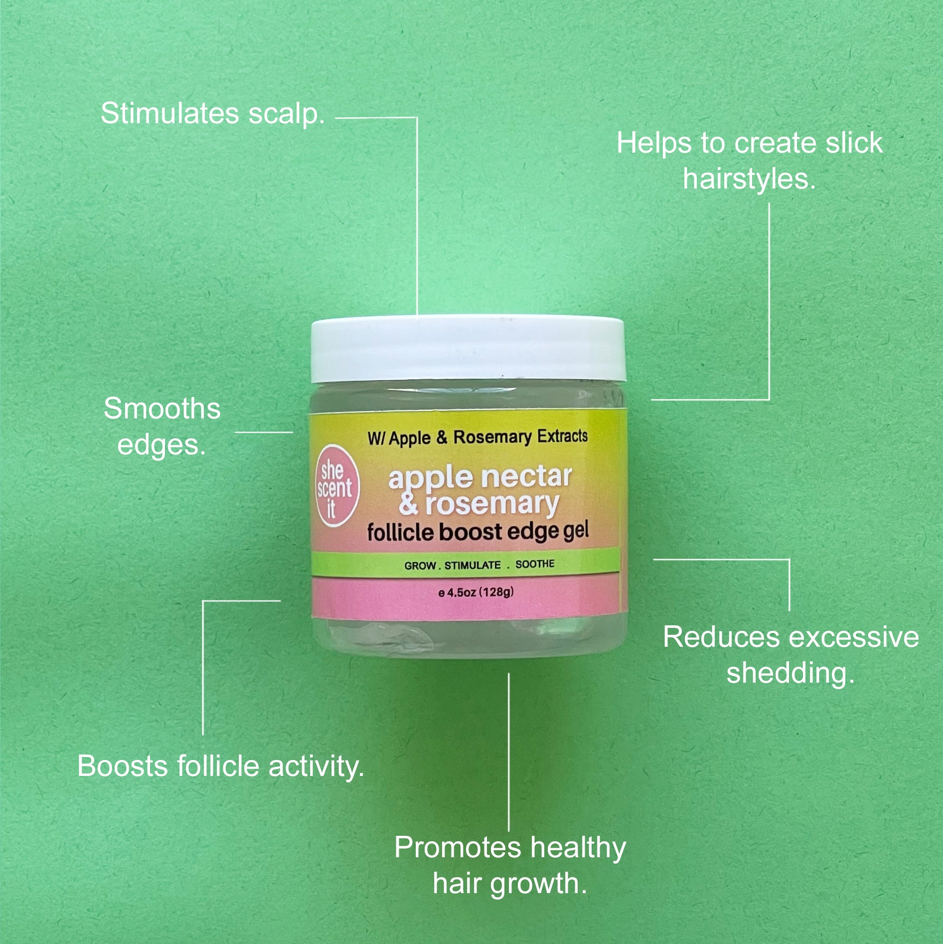 Apple Nectar & Rosemary Follicle Boost Edge Gel