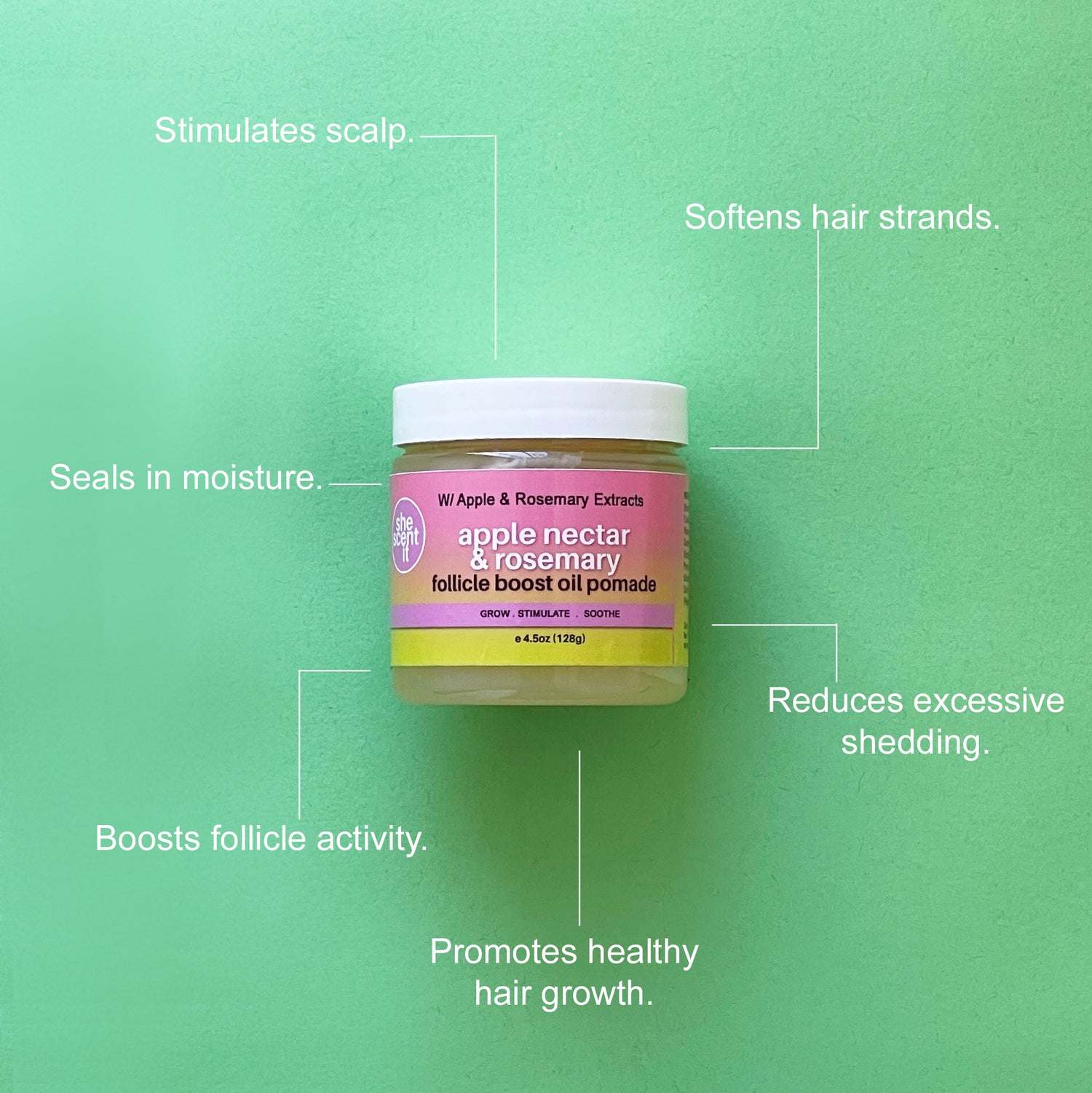 Apple Nectar & Rosemary Follicle Boost Oil Pomade