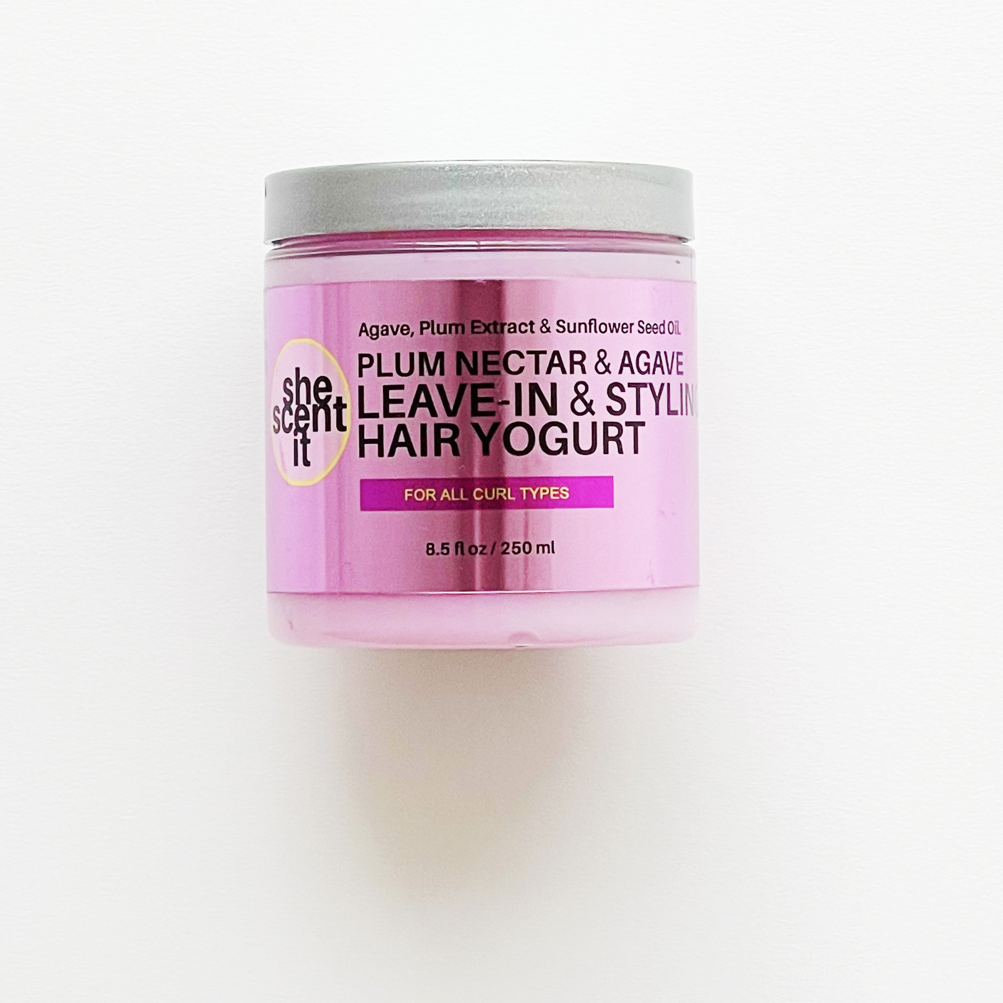 Plum Nectar & Agave Leave-In & Styling Yogurt