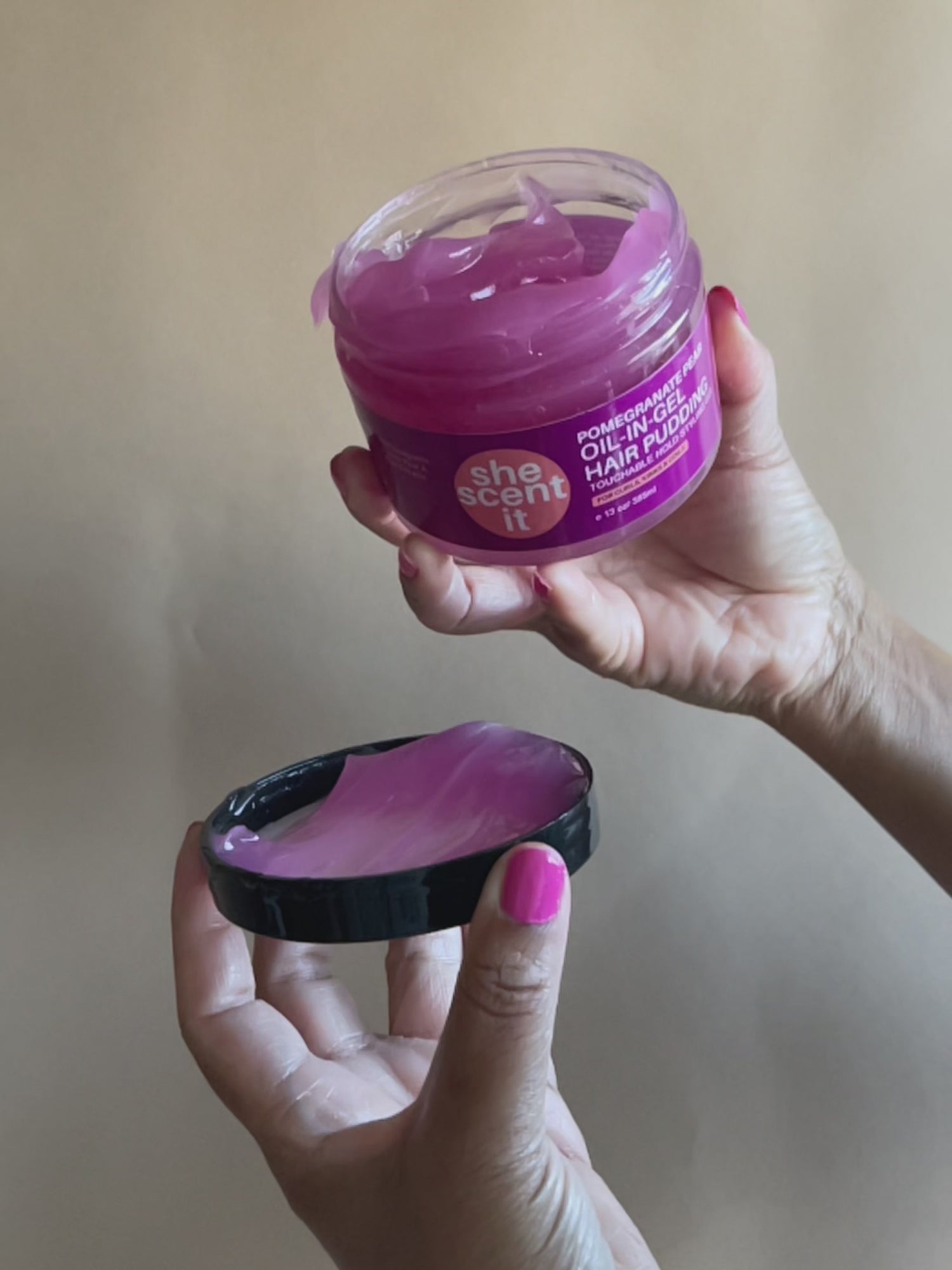 Pomegranate Pear Oil-In-Gel Hair Pudding