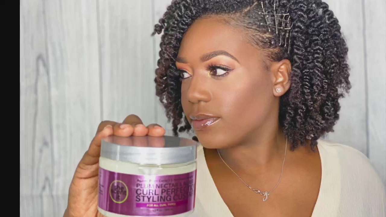 Plum Nectar & Agave Curl Perfection Styling Custard