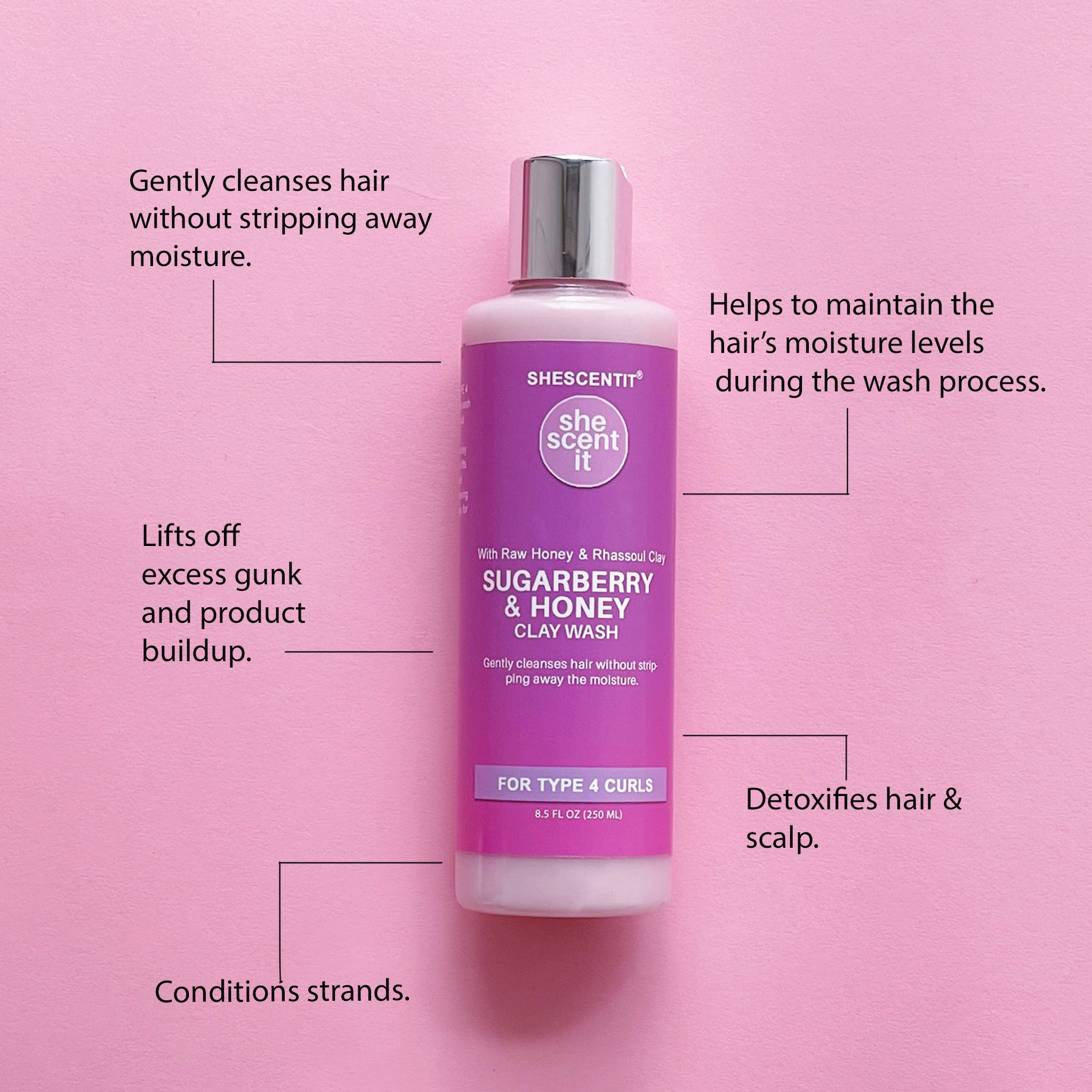 Sugarberry & Honey Clay Wash