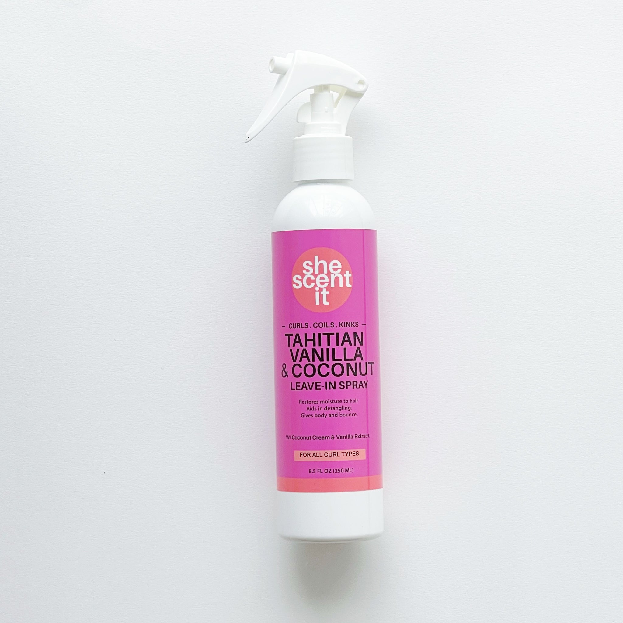 Tahitian Vanilla & Coconut Leave-In Spray