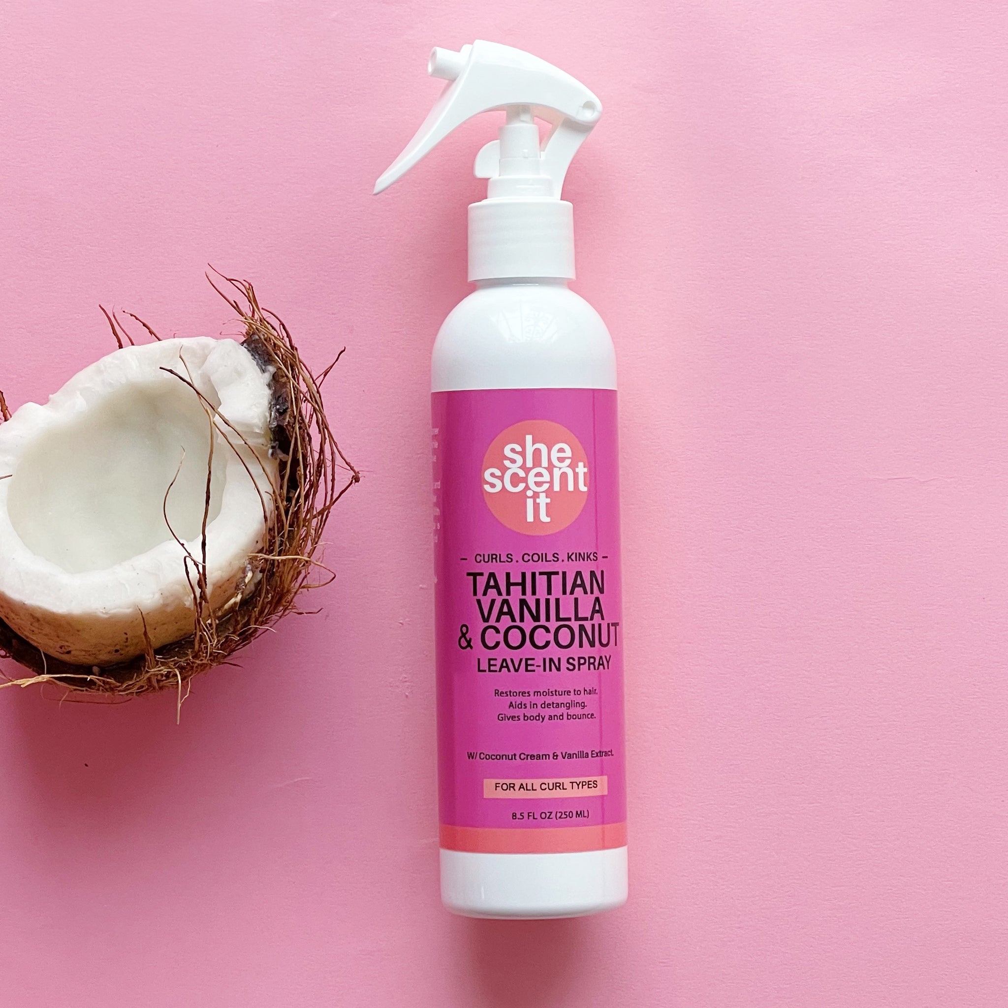 Tahitian Vanilla & Coconut Leave-In Spray