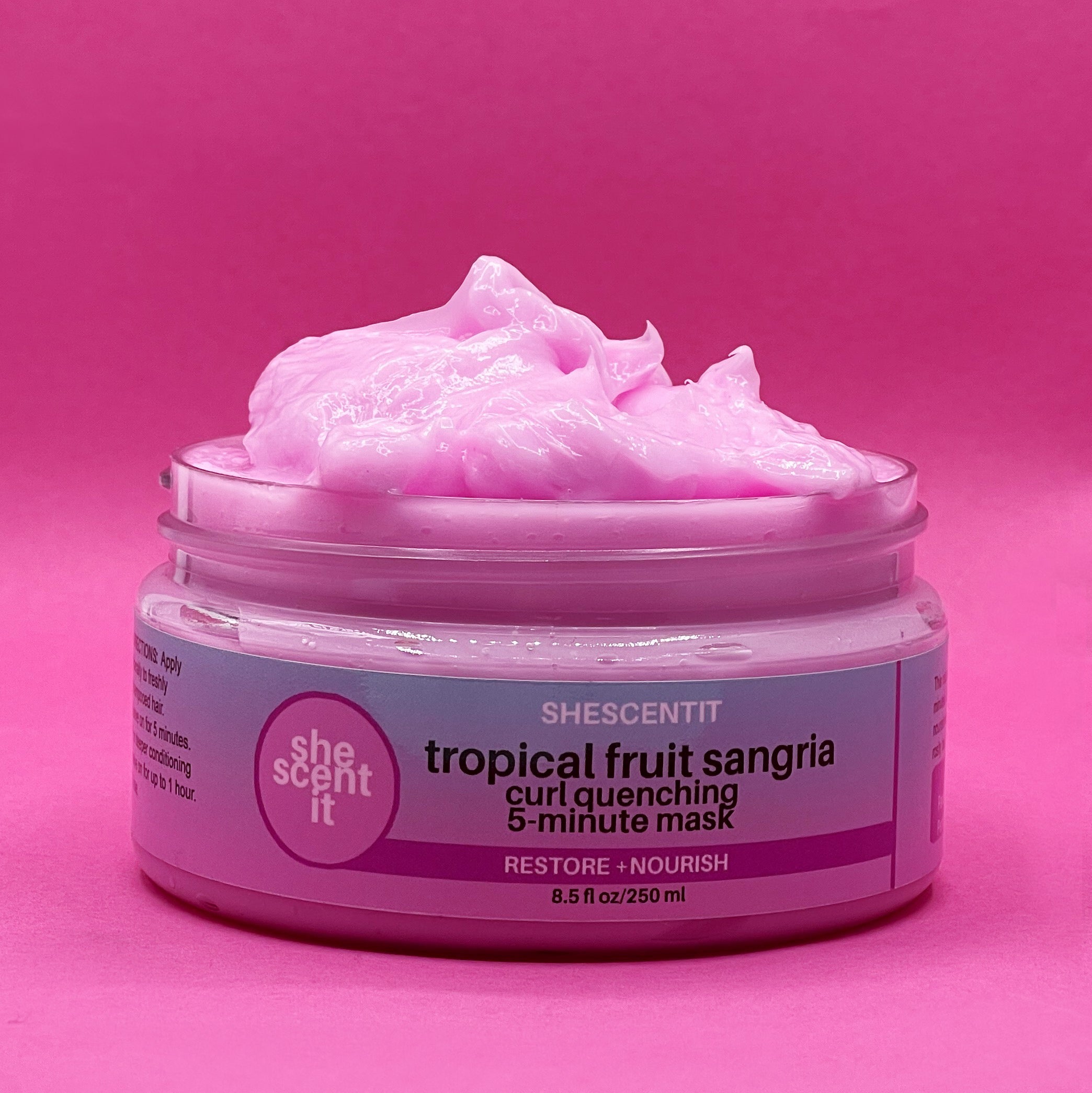 Tropical Fruit Sangria Curl Quenching 5-Minute Mask