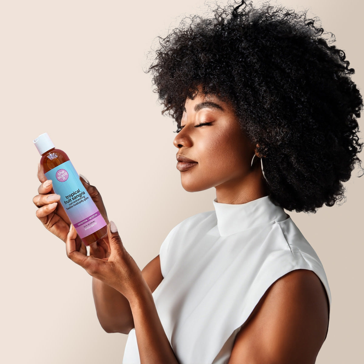 Tropical Fruit Sangria Curl Enhancing Flexible Hold Jelly Glaze