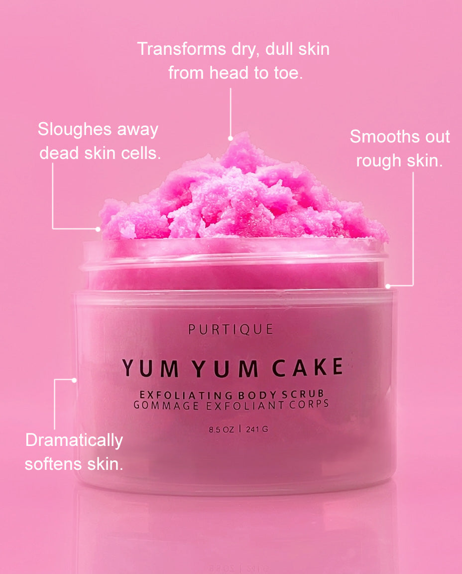 Exfoliating Body Scrub Yum Yum Cake