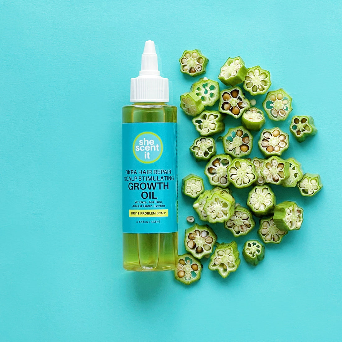 Okra Hair Repair Scalp Stimulating Growth Oil