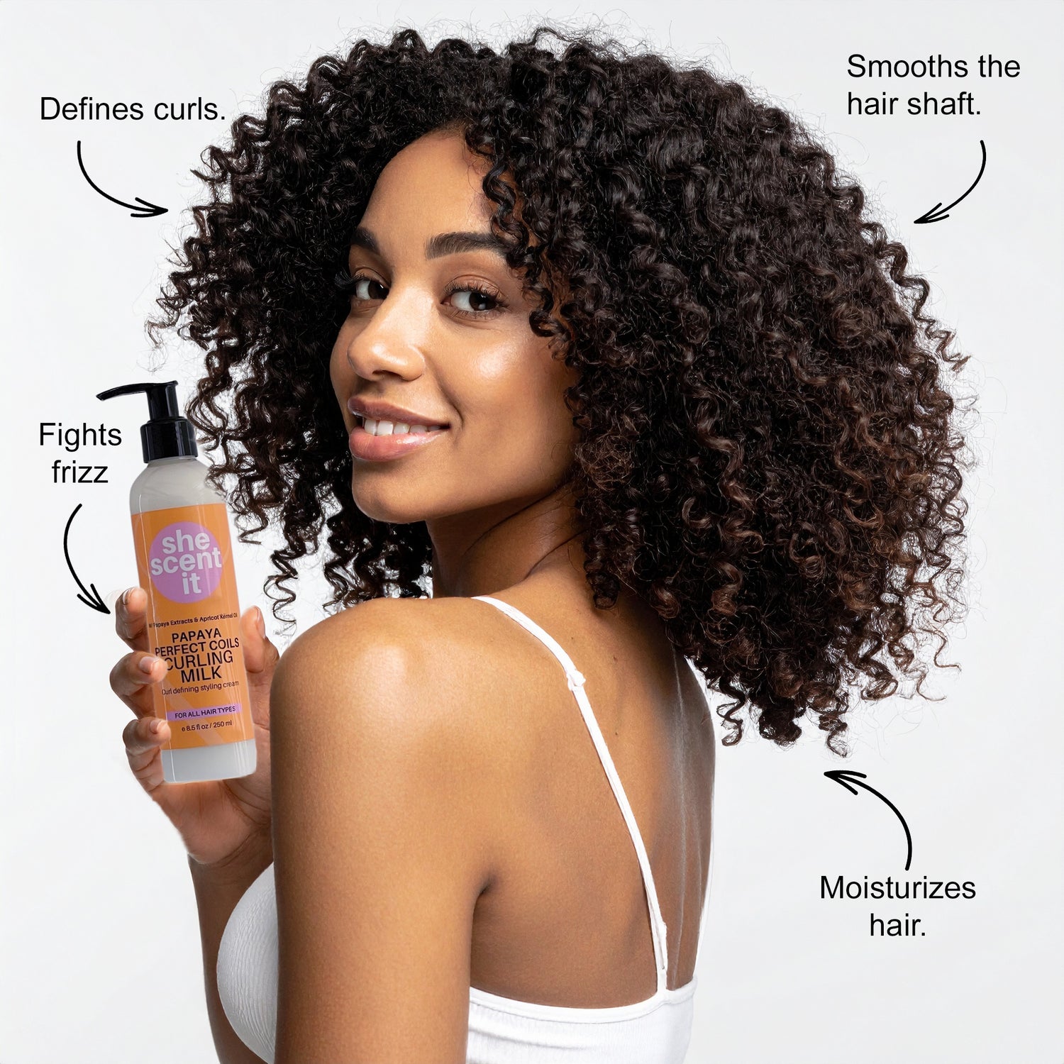 Papaya Perfect Coils Curling Milk