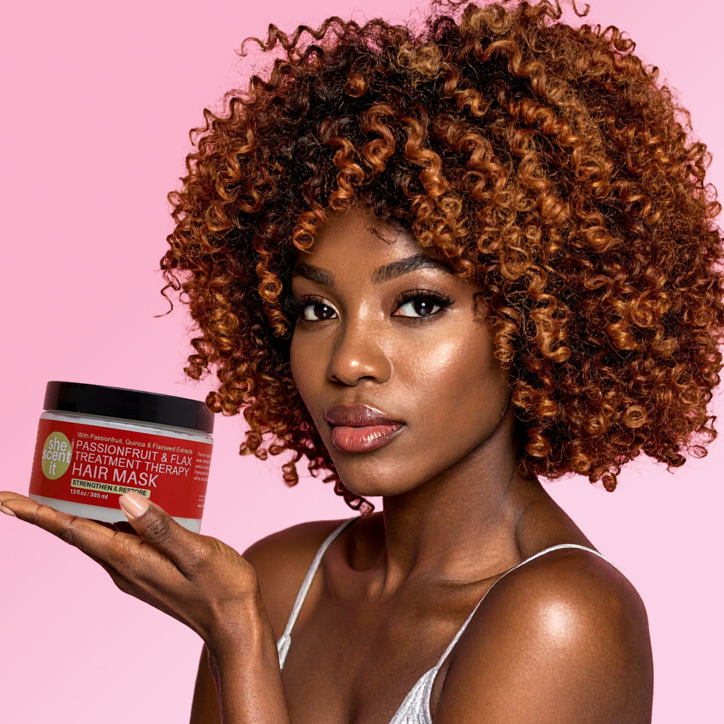 Passionfruit & Flax Treatment Therapy Hair Mask – Shescentit