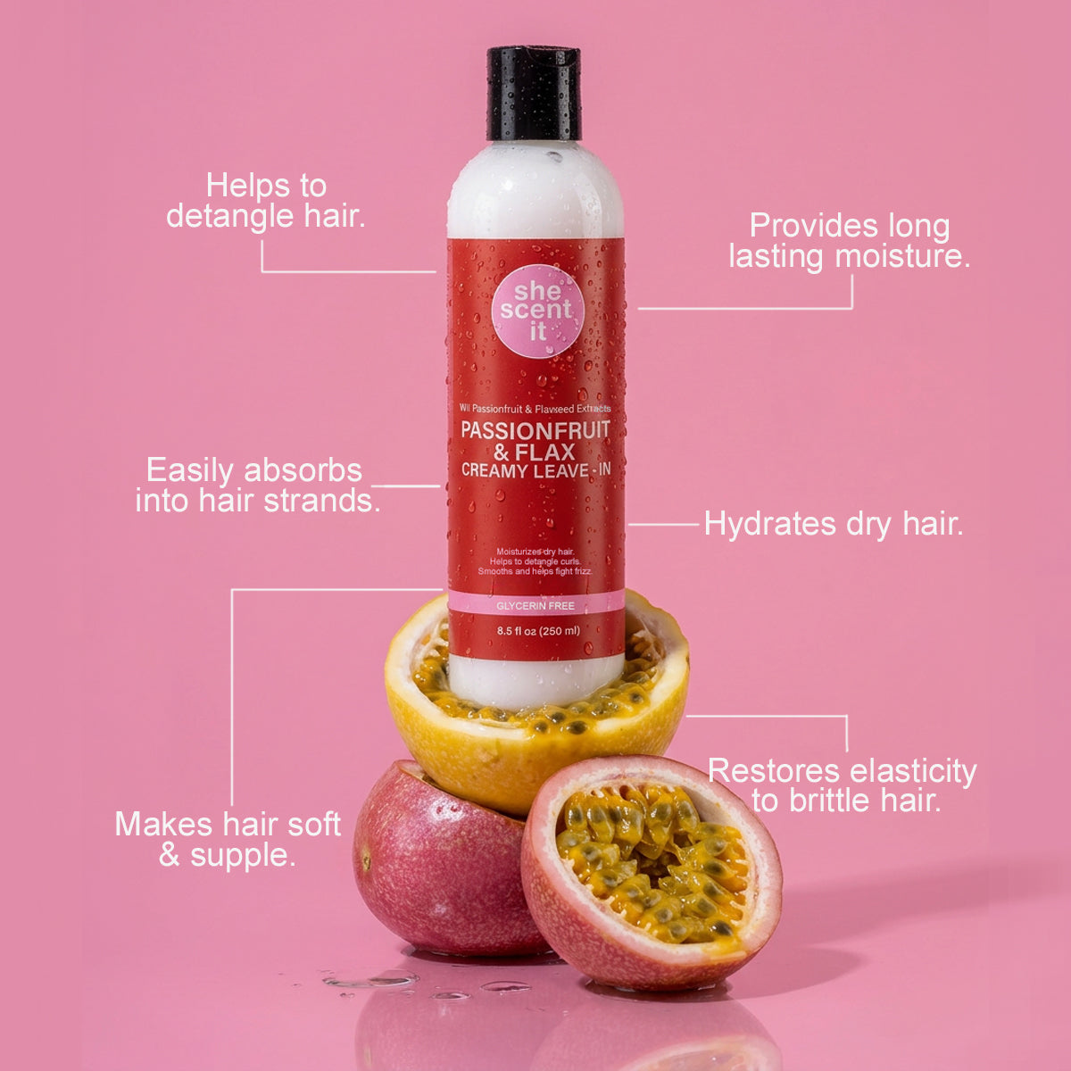 Passionfruit &amp; Flax Creamy Leave-In