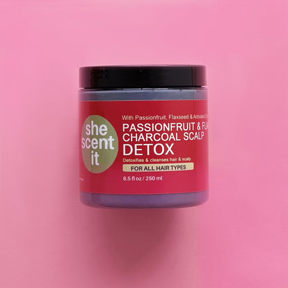 Passionfruit &amp; Flax Charcoal Scalp Detox