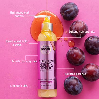 Plum Nectar &amp; Agave Curling Syrup