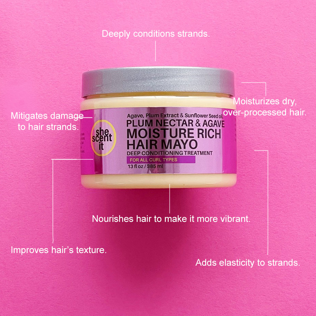 Plum Nectar &amp; Agave Moisture Rich Hair Mayo