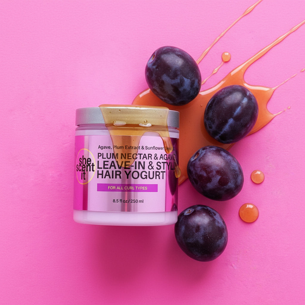 Plum Nectar &amp; Agave Leave-In &amp; Styling Yogurt