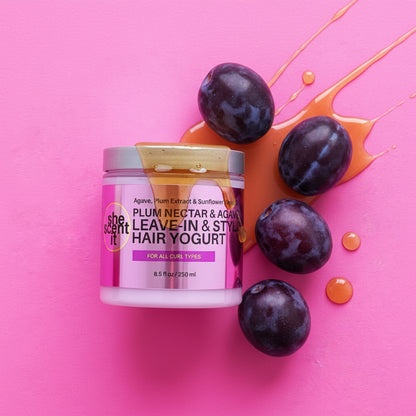 Plum Nectar &amp; Agave Leave-In &amp; Styling Yogurt