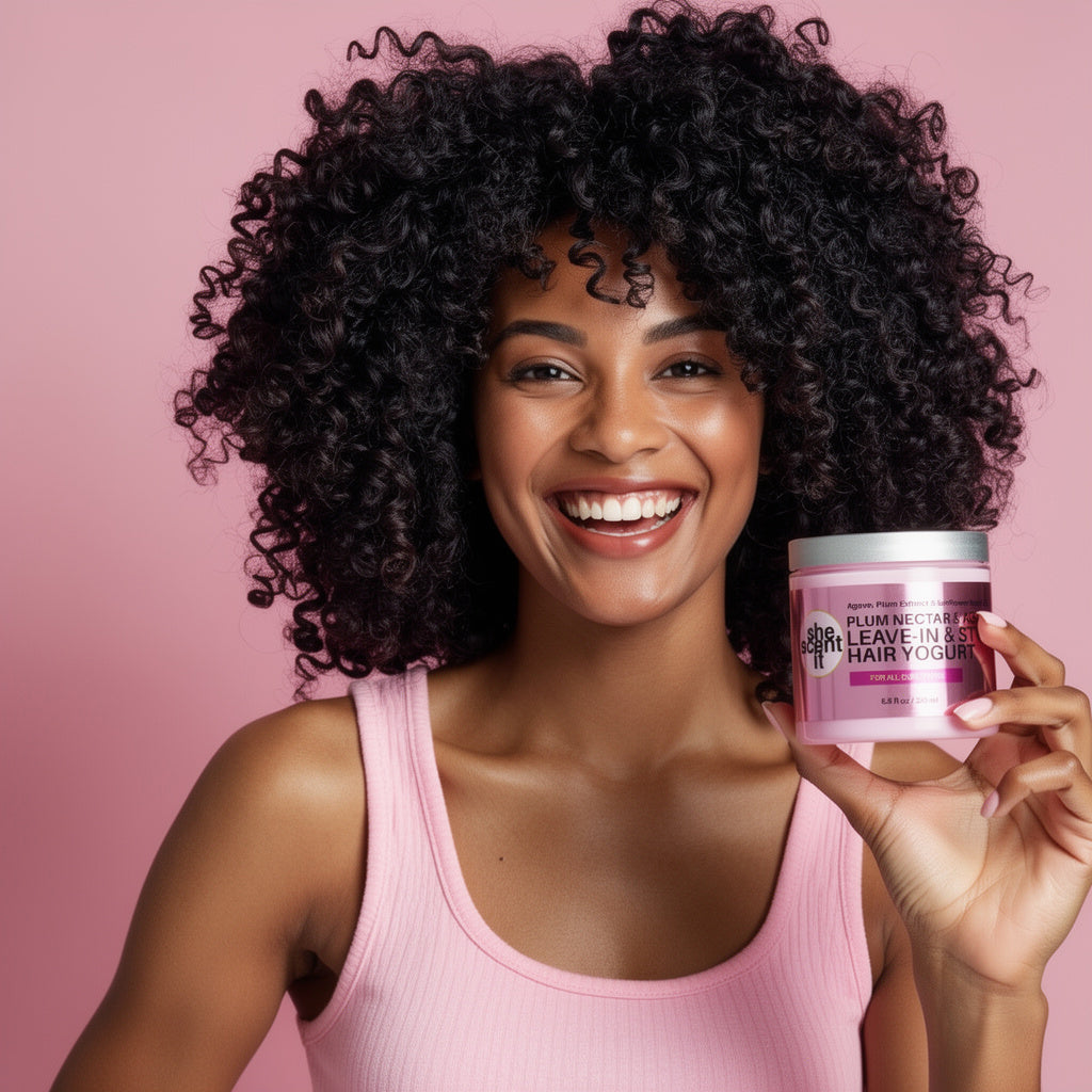 Plum Nectar &amp; Agave Leave-In &amp; Styling Yogurt