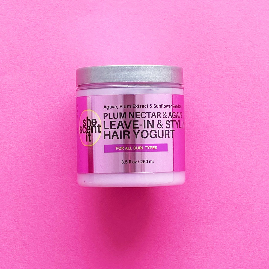 Plum Nectar & Agave Leave-In & Styling Yogurt