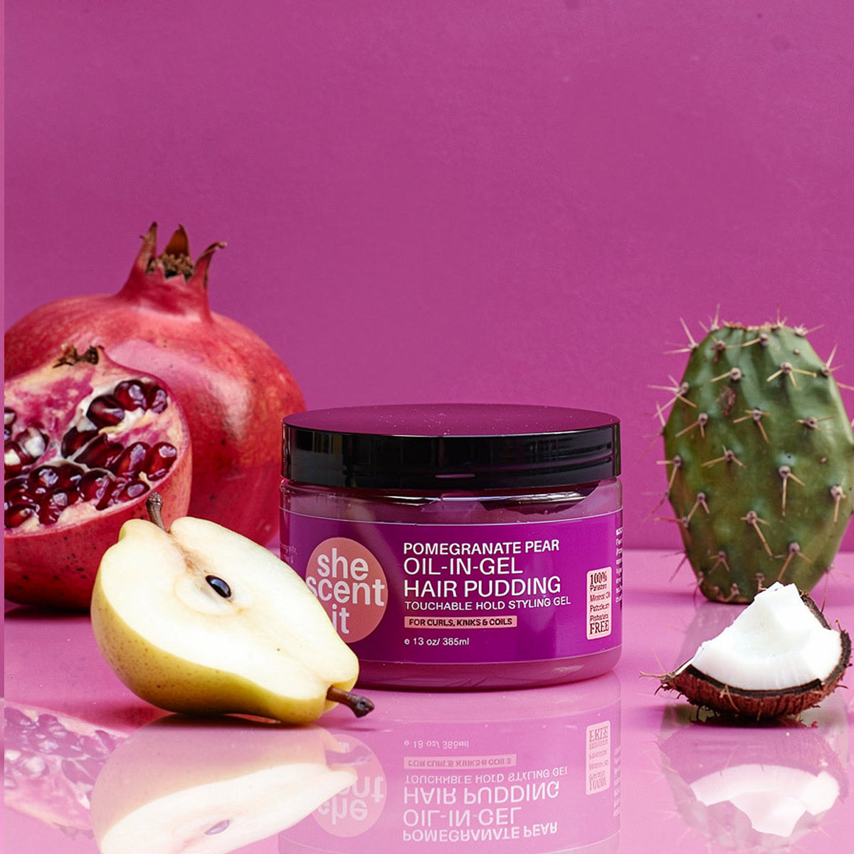 Pomegranate Pear Oil-In-Gel Hair Pudding