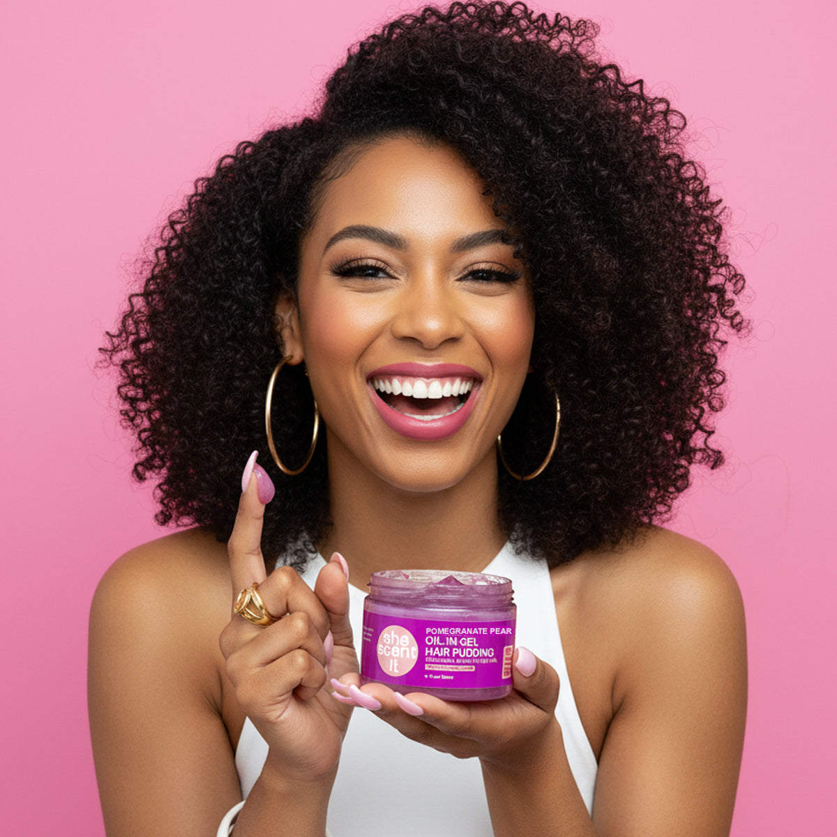 Pomegranate Pear Oil-In-Gel Hair Pudding