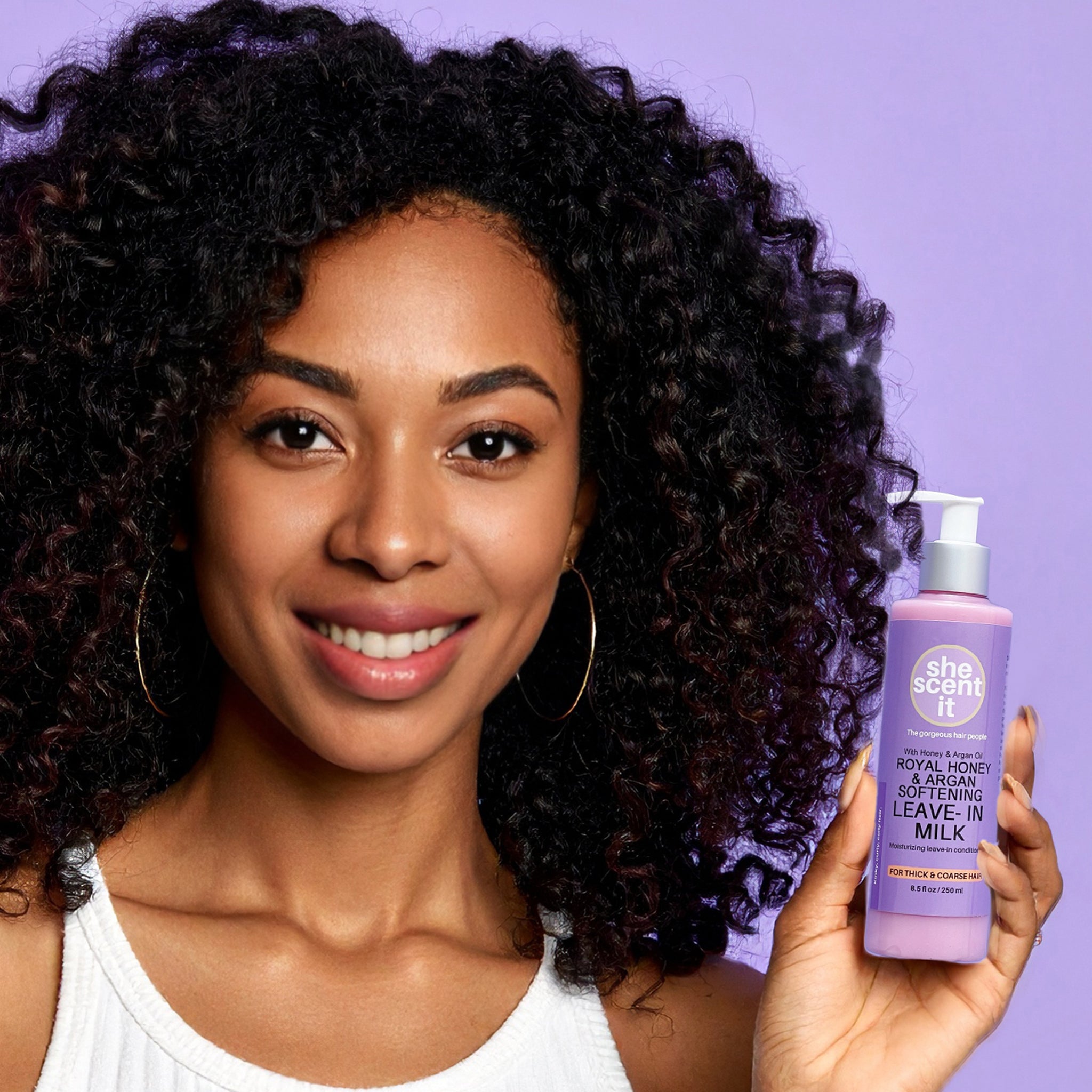 Royal Honey & Argan Softening Leave-In Milk – Shescentit