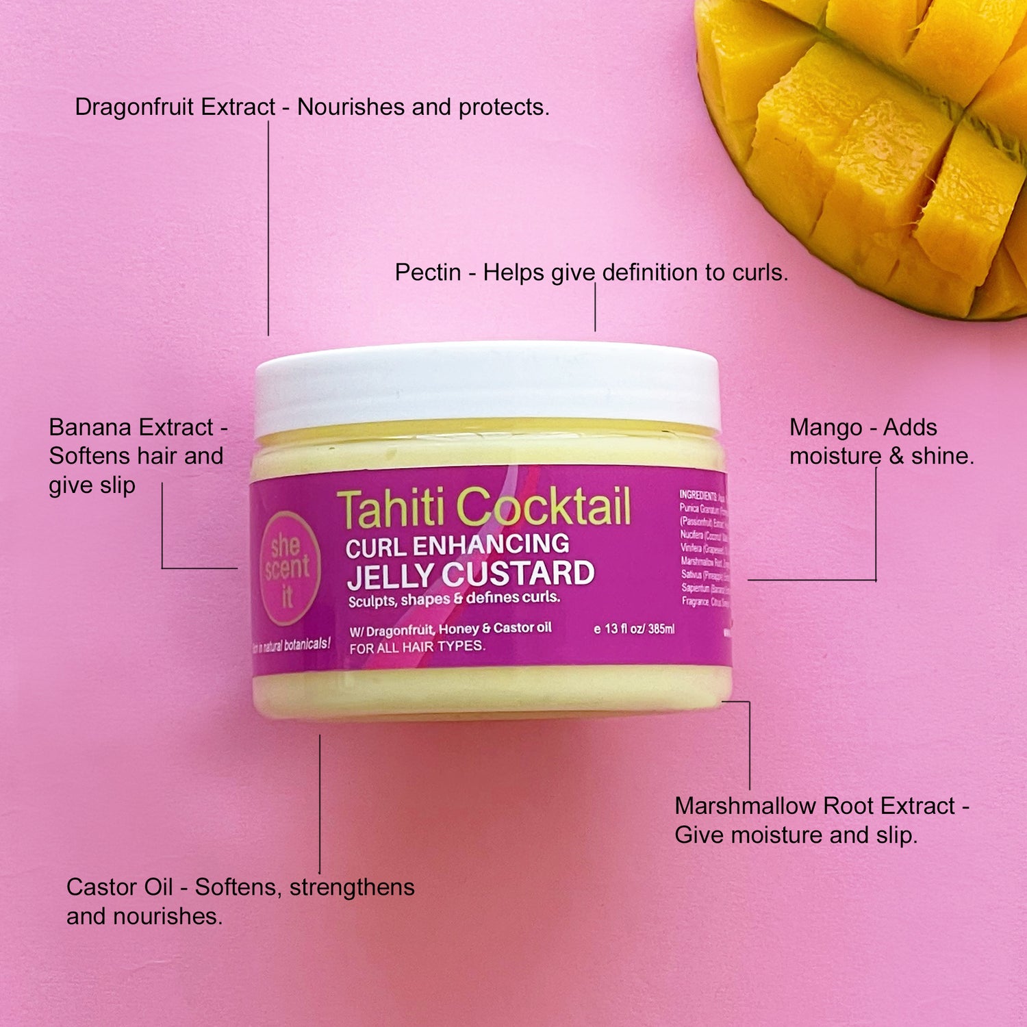 Tahiti Cocktail Curl Enhancing Jelly Custard