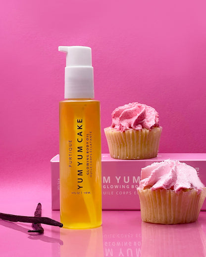 Glowing Body Oil Yum Yum Cake