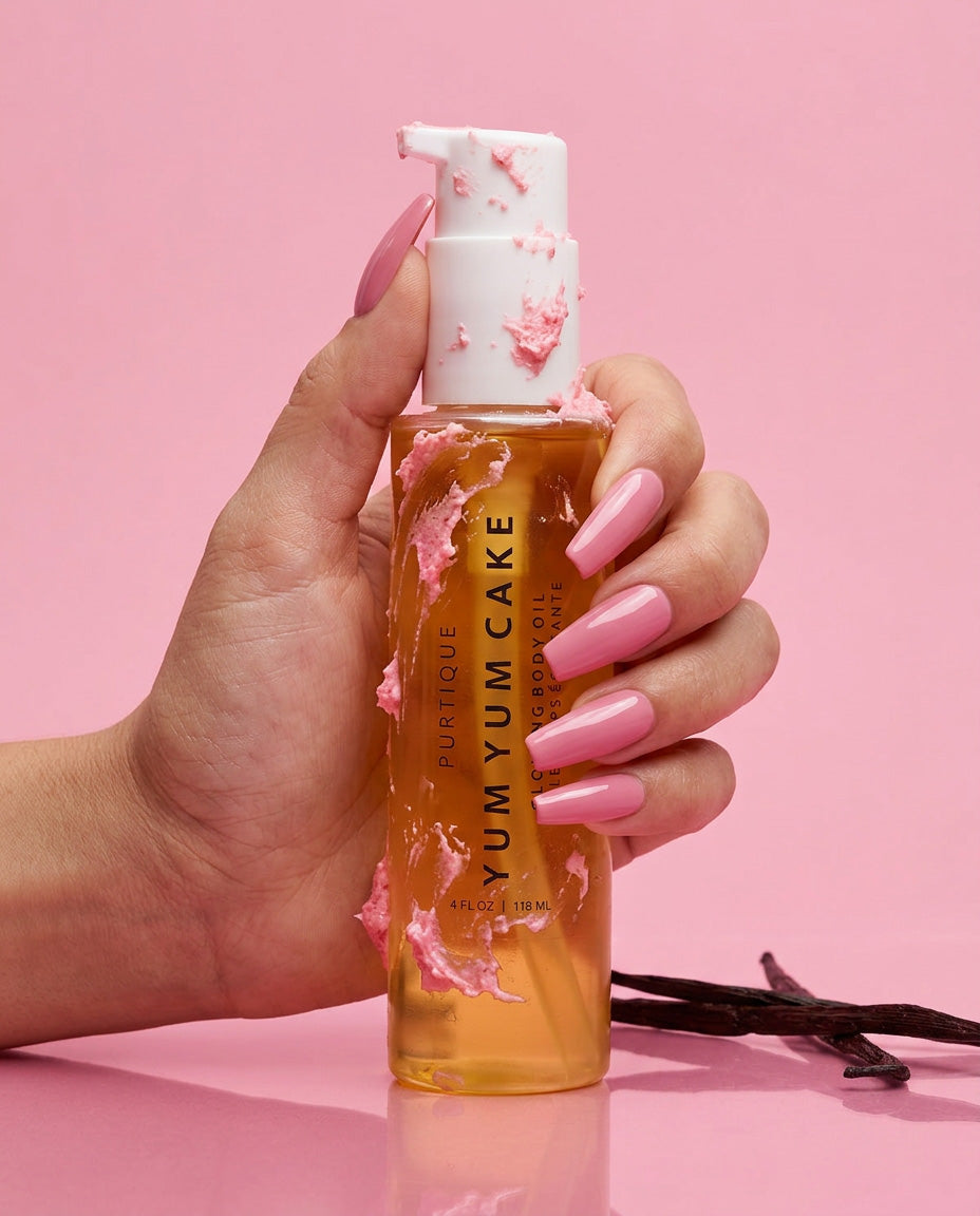 Glowing Body Oil Yum Yum Cake