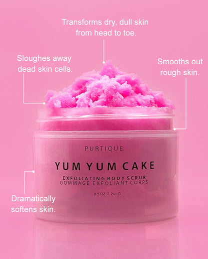 Exfoliating Body Scrub Yum Yum Cake